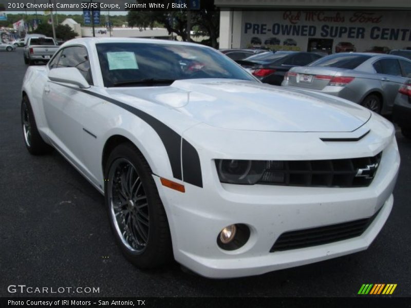 Summit White / Black 2010 Chevrolet Camaro SS/RS Coupe
