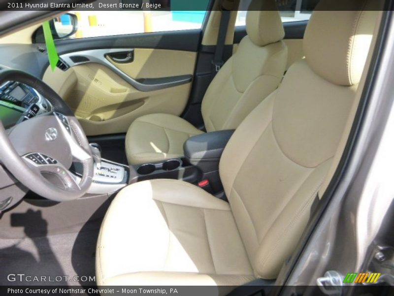 Desert Bronze / Beige 2011 Hyundai Elantra Limited