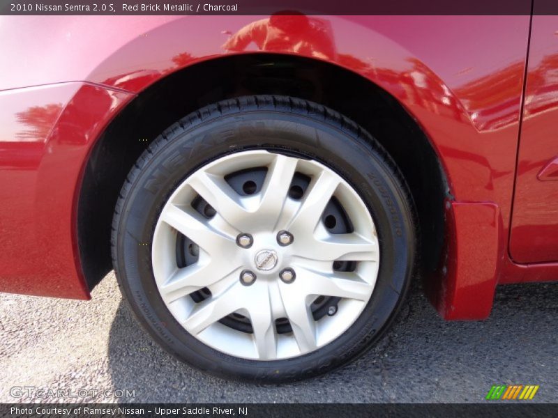 Red Brick Metallic / Charcoal 2010 Nissan Sentra 2.0 S