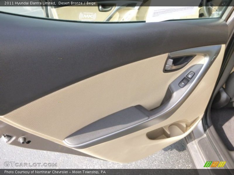 Desert Bronze / Beige 2011 Hyundai Elantra Limited