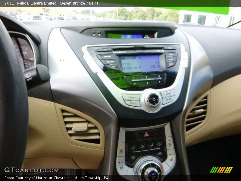 Desert Bronze / Beige 2011 Hyundai Elantra Limited