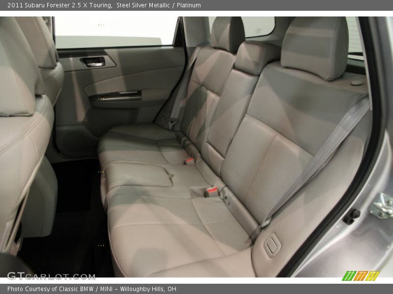 Rear Seat of 2011 Forester 2.5 X Touring