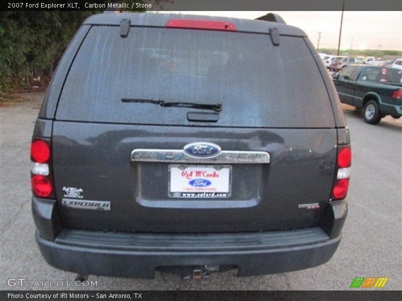 Carbon Metallic / Stone 2007 Ford Explorer XLT
