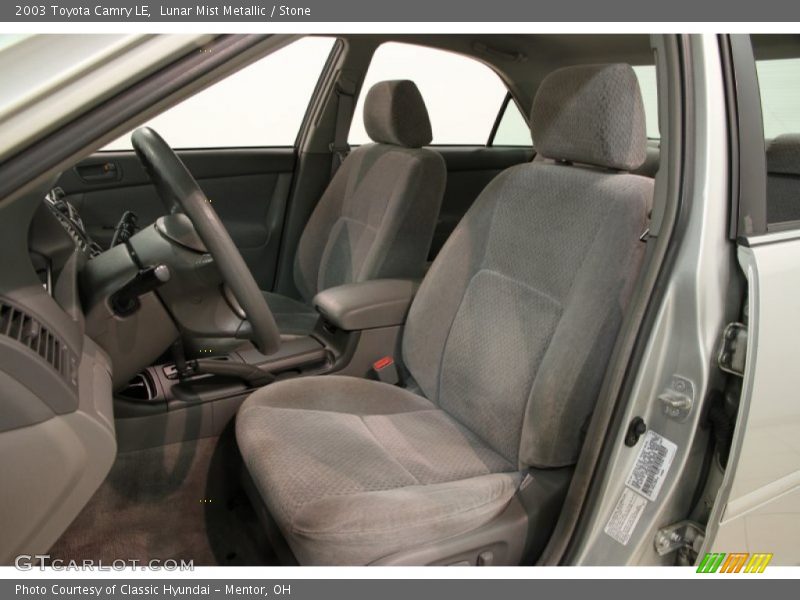 Lunar Mist Metallic / Stone 2003 Toyota Camry LE