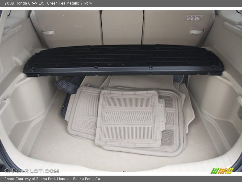 Green Tea Metallic / Ivory 2009 Honda CR-V EX