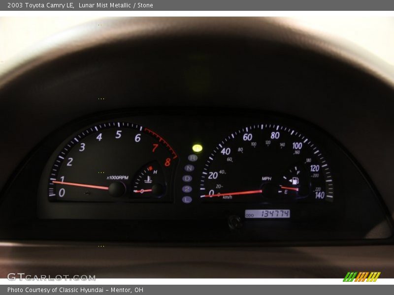 Lunar Mist Metallic / Stone 2003 Toyota Camry LE