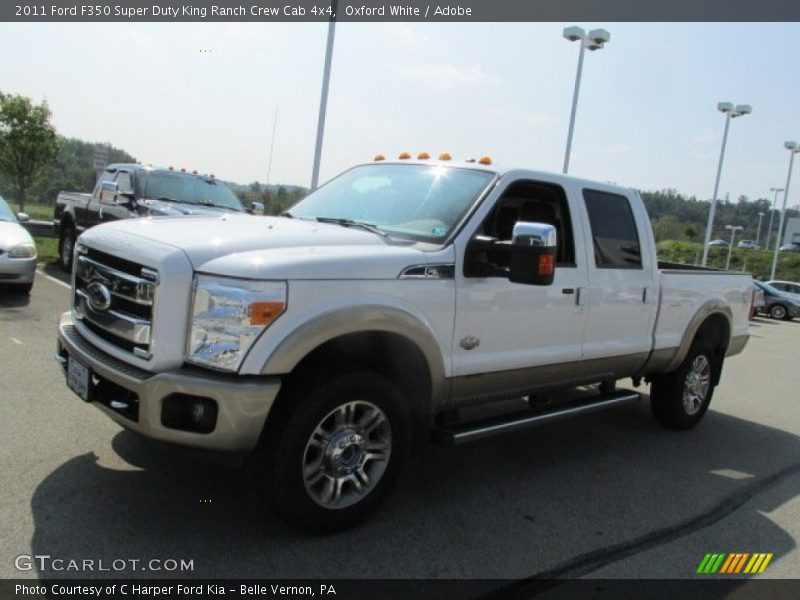 Oxford White / Adobe 2011 Ford F350 Super Duty King Ranch Crew Cab 4x4