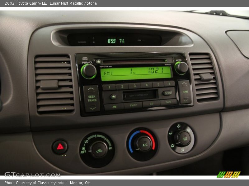 Lunar Mist Metallic / Stone 2003 Toyota Camry LE