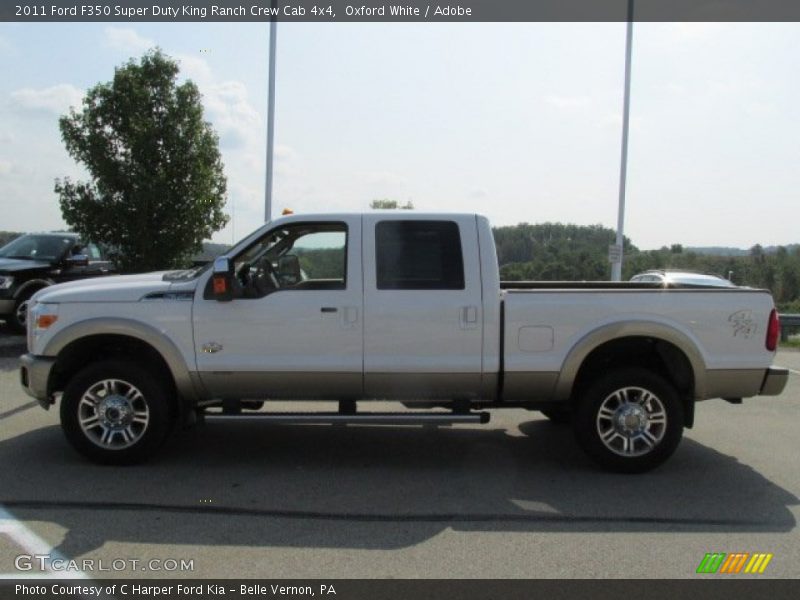 Oxford White / Adobe 2011 Ford F350 Super Duty King Ranch Crew Cab 4x4
