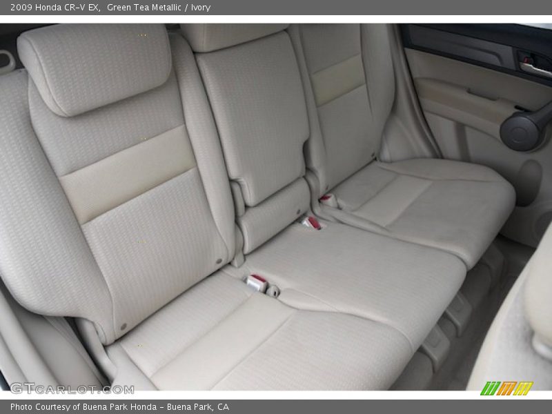 Green Tea Metallic / Ivory 2009 Honda CR-V EX