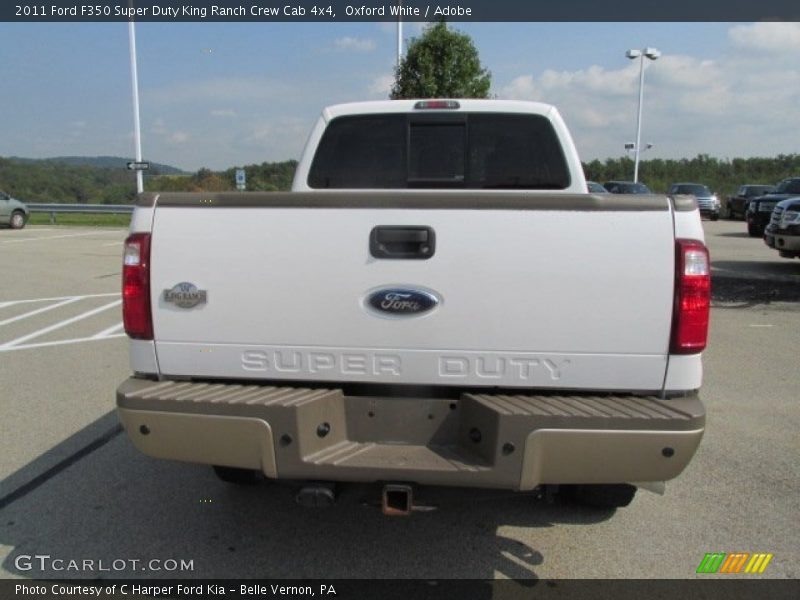 Oxford White / Adobe 2011 Ford F350 Super Duty King Ranch Crew Cab 4x4
