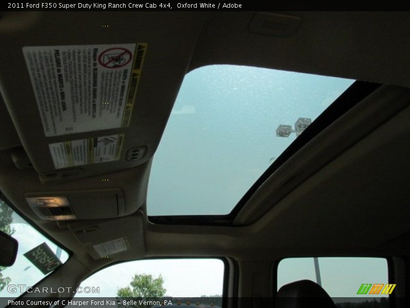 Oxford White / Adobe 2011 Ford F350 Super Duty King Ranch Crew Cab 4x4