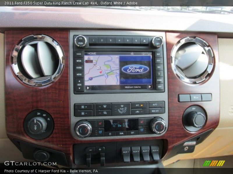 Oxford White / Adobe 2011 Ford F350 Super Duty King Ranch Crew Cab 4x4