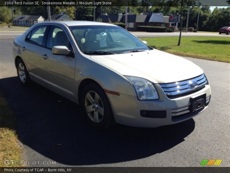 Smokestone Metallic / Medium Light Stone 2009 Ford Fusion SE