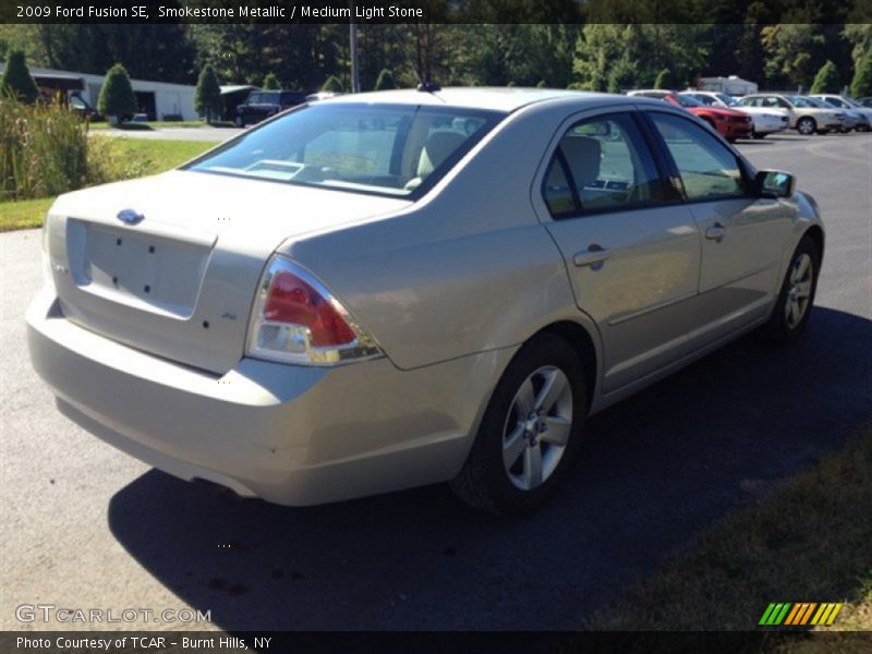 Smokestone Metallic / Medium Light Stone 2009 Ford Fusion SE