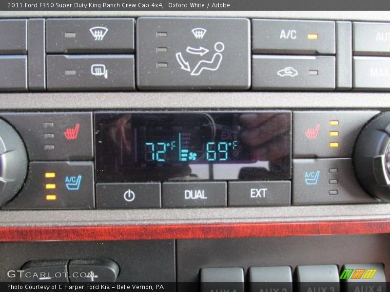 Oxford White / Adobe 2011 Ford F350 Super Duty King Ranch Crew Cab 4x4