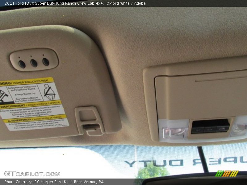 Oxford White / Adobe 2011 Ford F350 Super Duty King Ranch Crew Cab 4x4