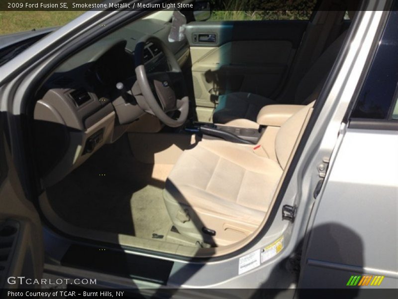 Smokestone Metallic / Medium Light Stone 2009 Ford Fusion SE