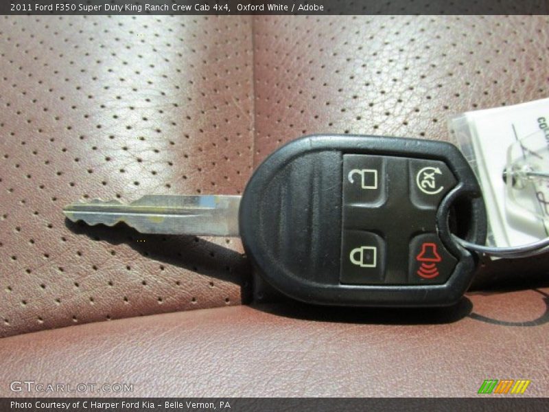 Oxford White / Adobe 2011 Ford F350 Super Duty King Ranch Crew Cab 4x4