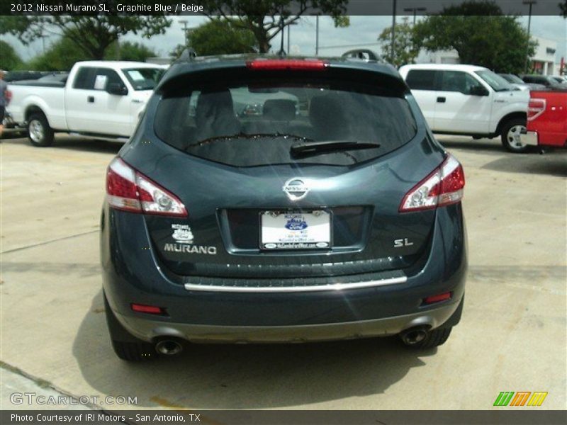 Graphite Blue / Beige 2012 Nissan Murano SL