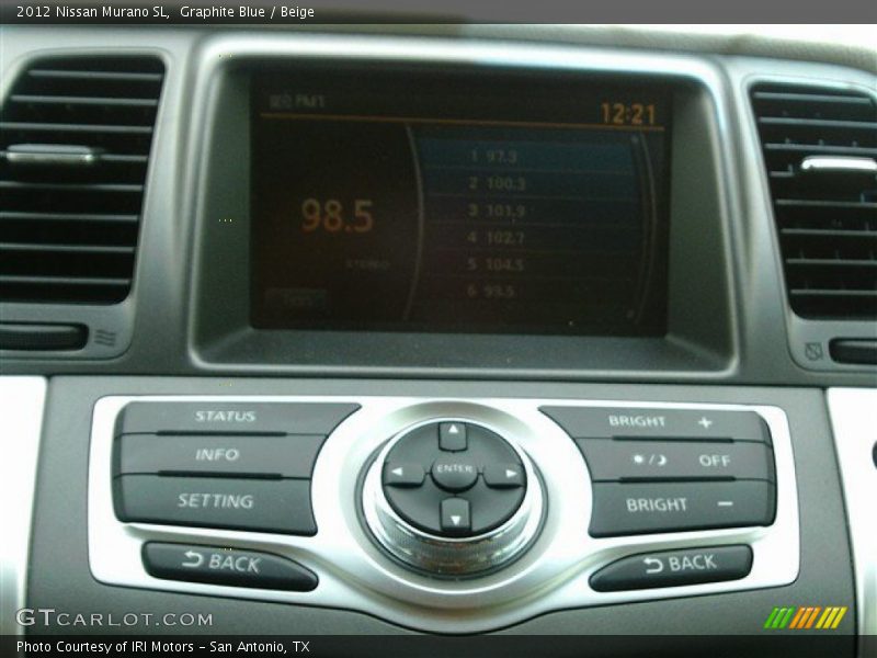 Graphite Blue / Beige 2012 Nissan Murano SL