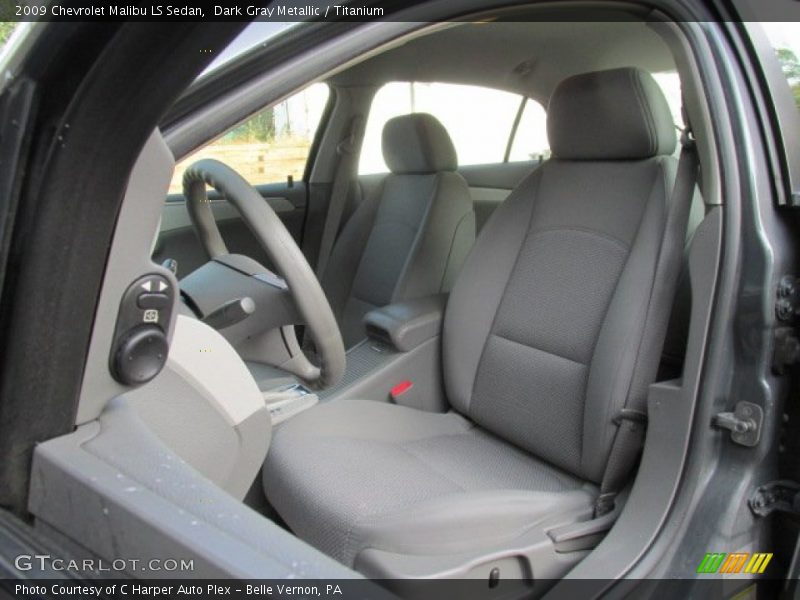 Dark Gray Metallic / Titanium 2009 Chevrolet Malibu LS Sedan