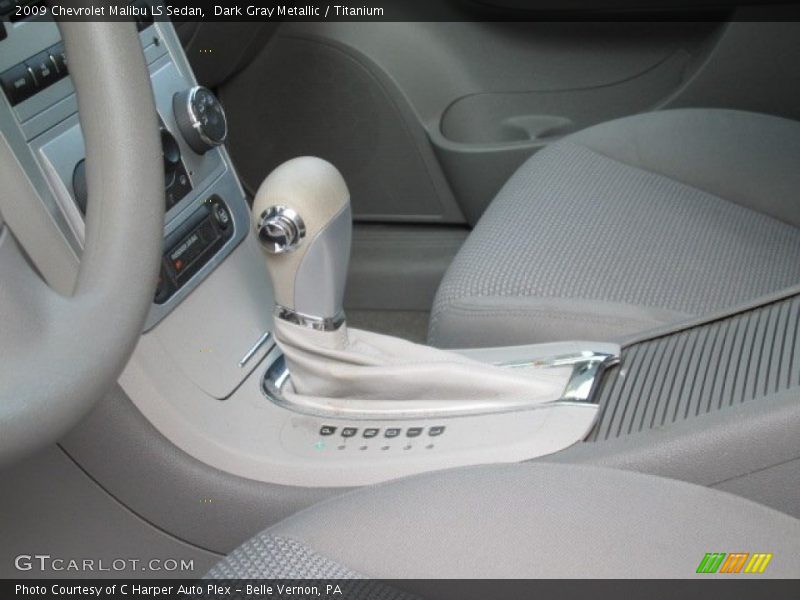 Dark Gray Metallic / Titanium 2009 Chevrolet Malibu LS Sedan