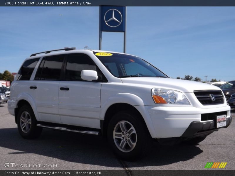 Taffeta White / Gray 2005 Honda Pilot EX-L 4WD