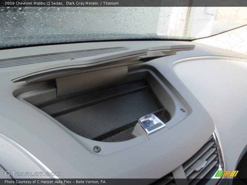 Dark Gray Metallic / Titanium 2009 Chevrolet Malibu LS Sedan