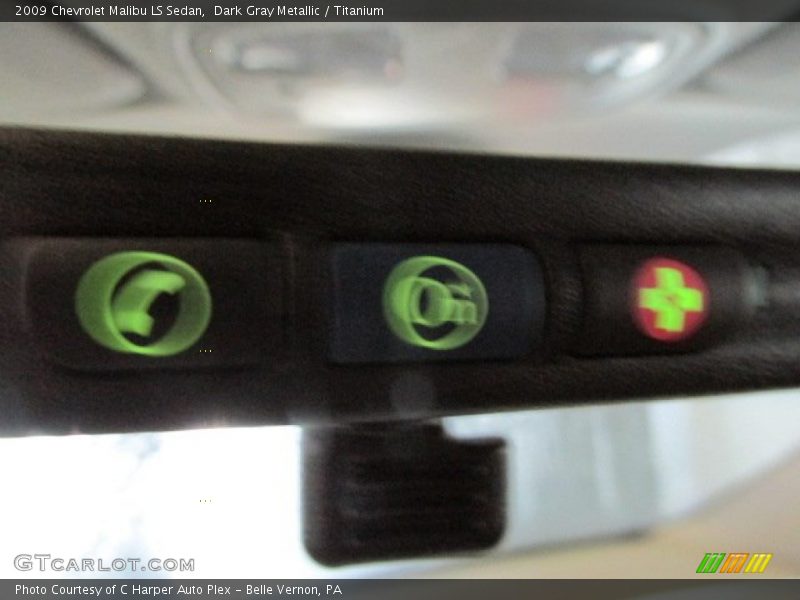 Dark Gray Metallic / Titanium 2009 Chevrolet Malibu LS Sedan