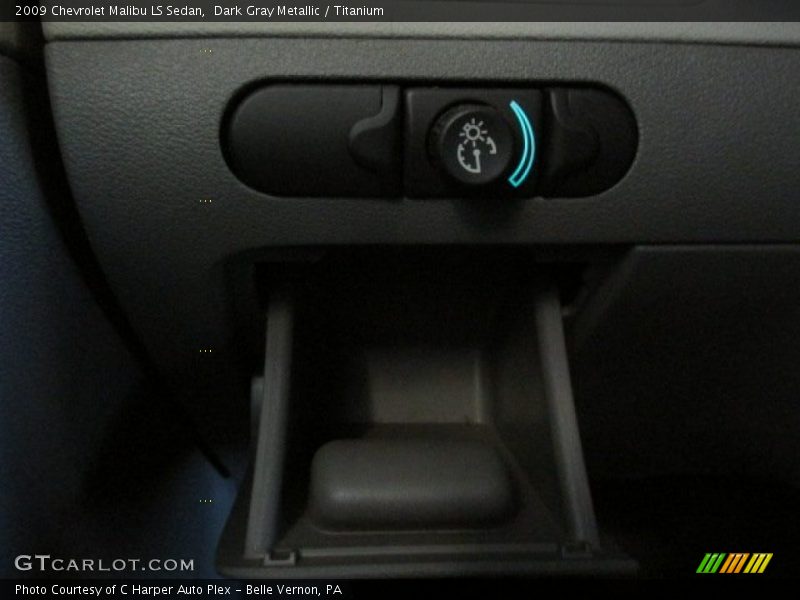 Dark Gray Metallic / Titanium 2009 Chevrolet Malibu LS Sedan