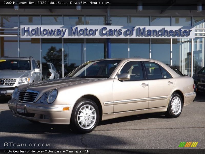 Desert Silver Metallic / Java 2002 Mercedes-Benz E 320 4Matic Sedan
