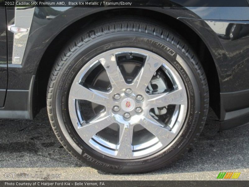 Black Ice Metallic / Titanium/Ebony 2012 Cadillac SRX Premium AWD