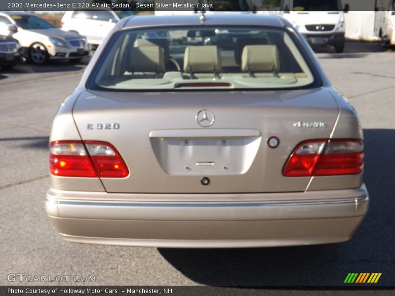 Desert Silver Metallic / Java 2002 Mercedes-Benz E 320 4Matic Sedan