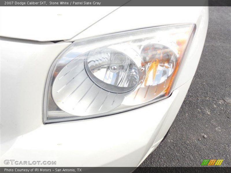 Stone White / Pastel Slate Gray 2007 Dodge Caliber SXT