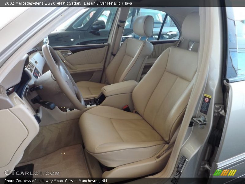 Desert Silver Metallic / Java 2002 Mercedes-Benz E 320 4Matic Sedan