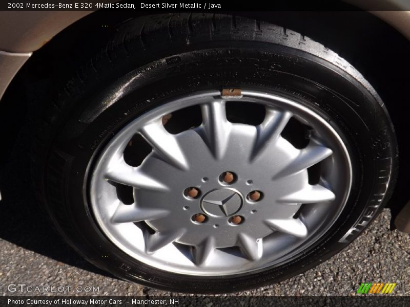 Desert Silver Metallic / Java 2002 Mercedes-Benz E 320 4Matic Sedan