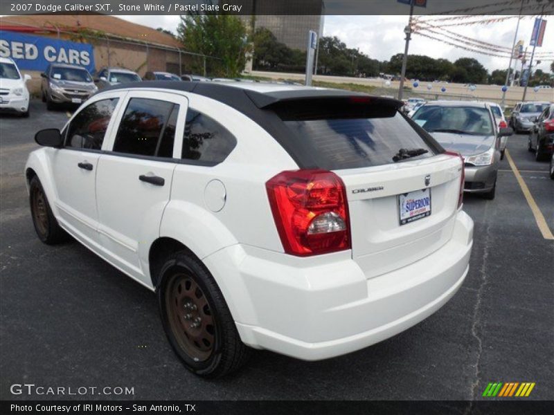 Stone White / Pastel Slate Gray 2007 Dodge Caliber SXT