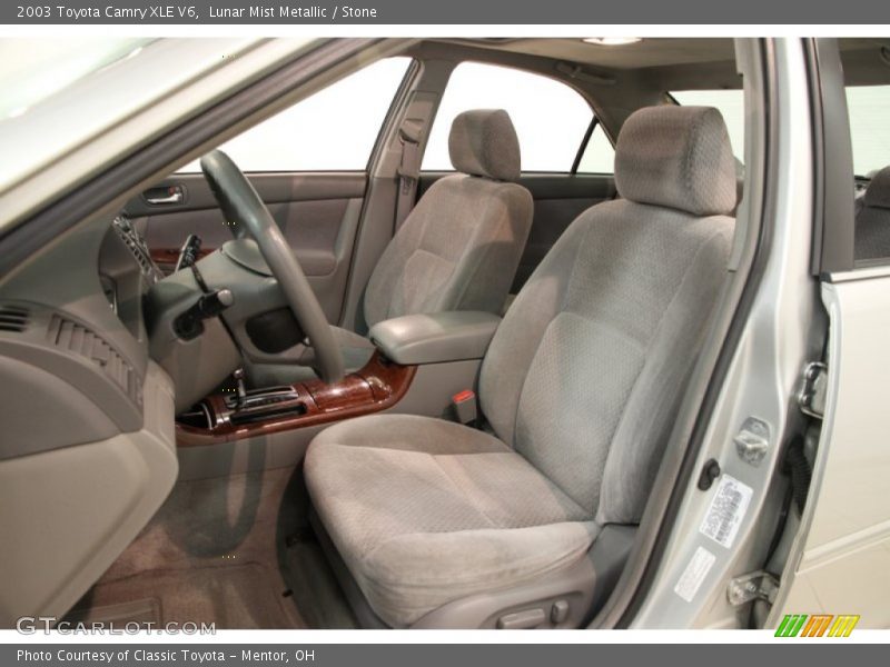 Lunar Mist Metallic / Stone 2003 Toyota Camry XLE V6