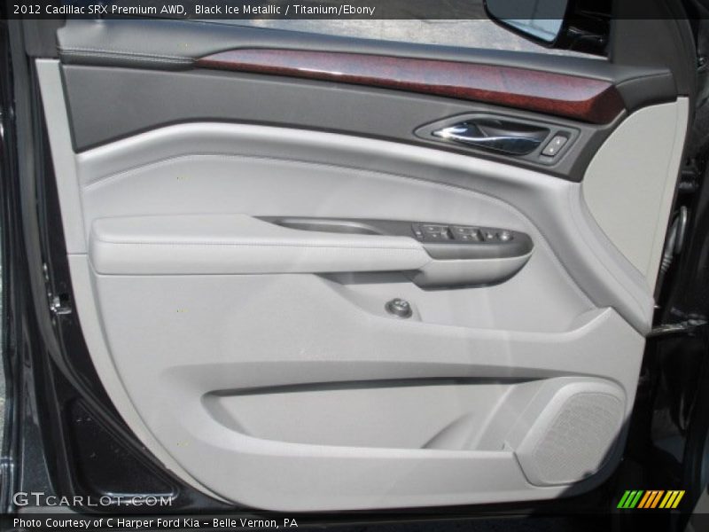 Black Ice Metallic / Titanium/Ebony 2012 Cadillac SRX Premium AWD