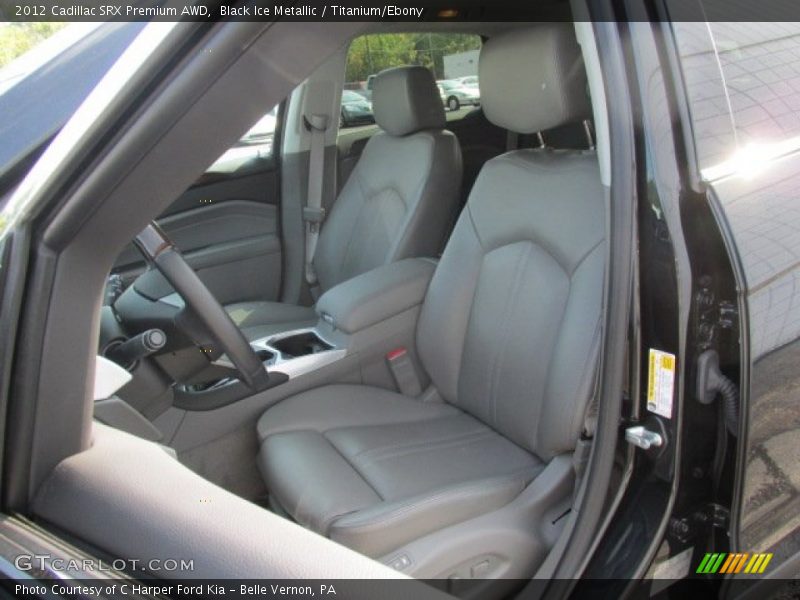 Black Ice Metallic / Titanium/Ebony 2012 Cadillac SRX Premium AWD