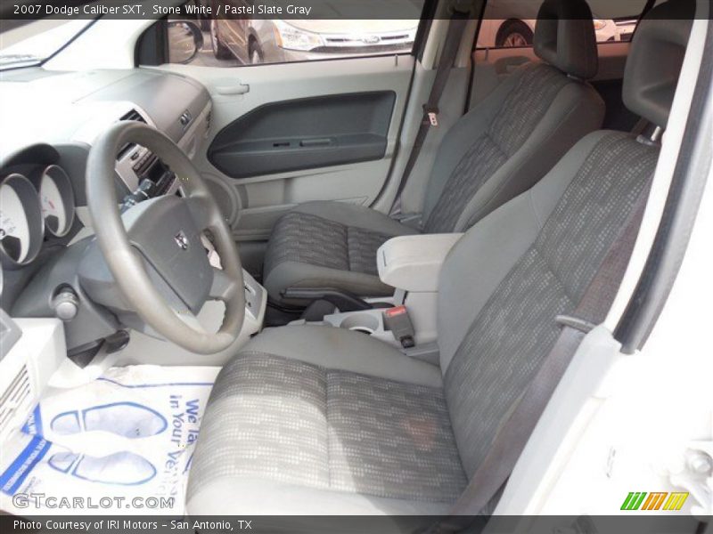 Stone White / Pastel Slate Gray 2007 Dodge Caliber SXT