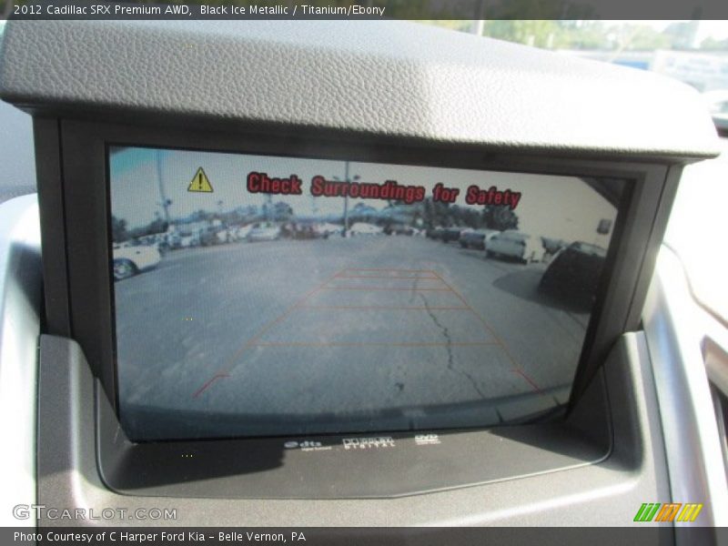 Black Ice Metallic / Titanium/Ebony 2012 Cadillac SRX Premium AWD