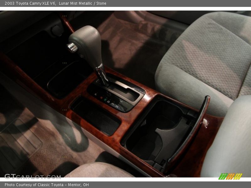 Lunar Mist Metallic / Stone 2003 Toyota Camry XLE V6