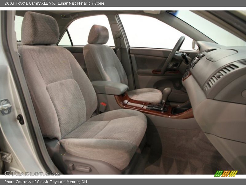 Lunar Mist Metallic / Stone 2003 Toyota Camry XLE V6