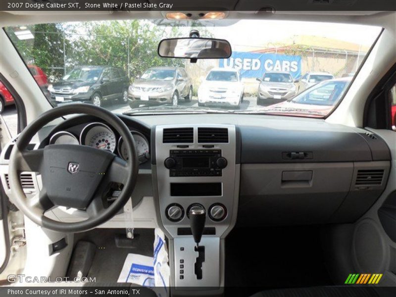 Stone White / Pastel Slate Gray 2007 Dodge Caliber SXT