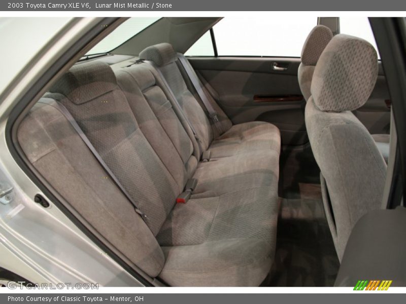 Lunar Mist Metallic / Stone 2003 Toyota Camry XLE V6