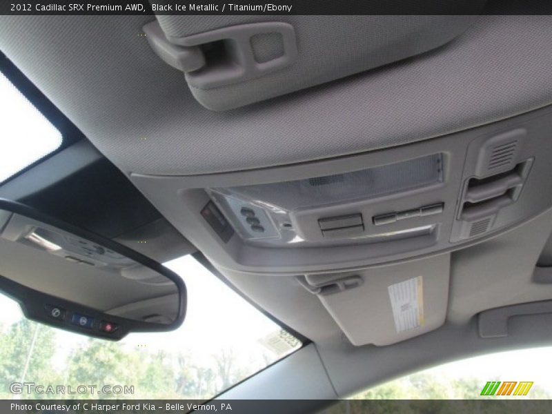 Black Ice Metallic / Titanium/Ebony 2012 Cadillac SRX Premium AWD