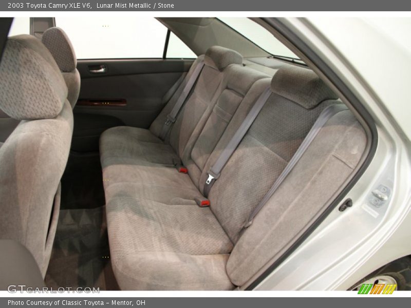 Lunar Mist Metallic / Stone 2003 Toyota Camry XLE V6
