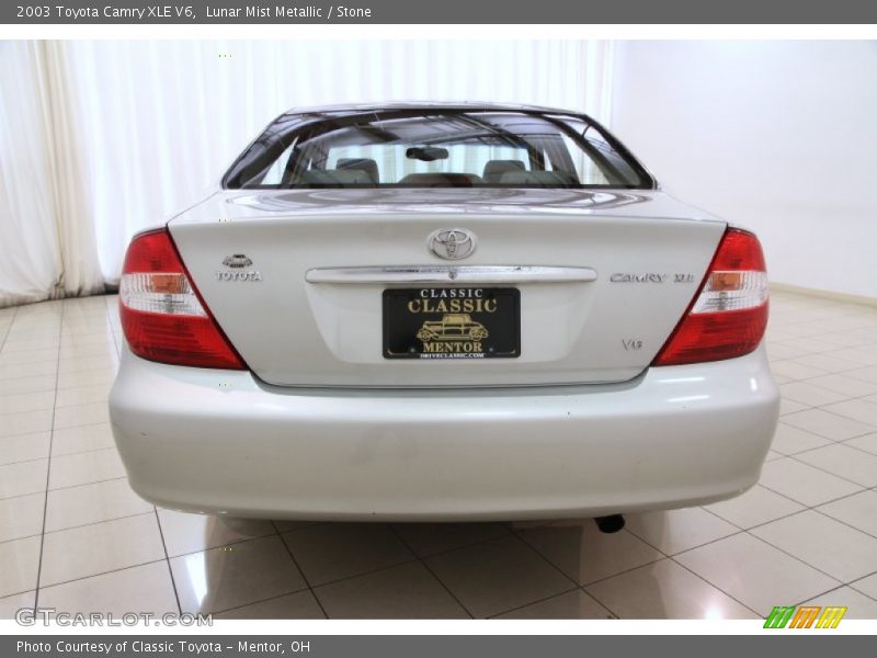 Lunar Mist Metallic / Stone 2003 Toyota Camry XLE V6